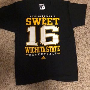 Wichita State 2015 Mens Sweet 16 shirt size L
